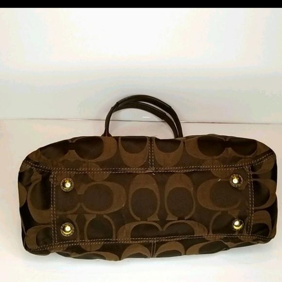 COACH SIGNATURE SATEEN BAG - Picture 6 of 11